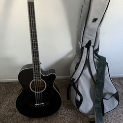 BCP Acoustic/Electric Guitar- Black 