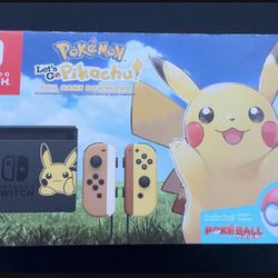 Nintendo Switch Let’s Go Pikachu Edition 