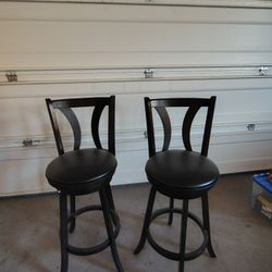 Dark Brown Bar Stools