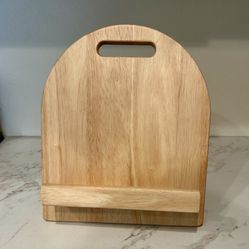 Wooden Cookbook Stand / Tablet Holder – Minimalist Design