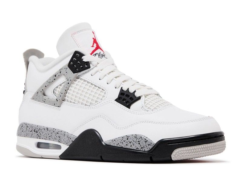 Jordan 4 White Cement Retro