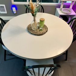 Dining Room Table Set With 4 Chairs 
