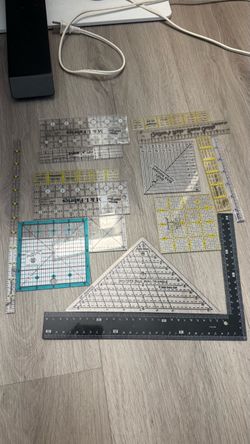Assorted Quilting Rulers – $15