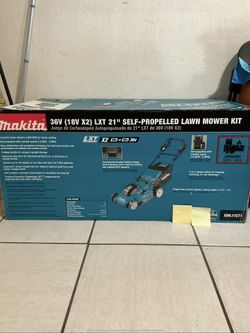Makita. 18V X2 (36V) LXT Lithium-Ion Cordless 21” Walk Behind Self-Propelled Lawn Mower (Tool Only). XML11Z.