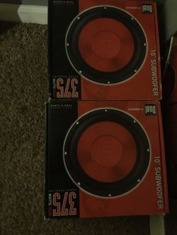 2 10" subs brand new