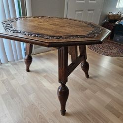 antique octagon coffee table