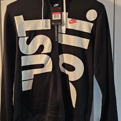 Nike JUST DO IT FLEECE ZIP UP JACKET 