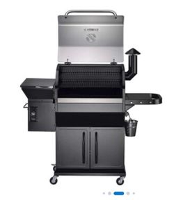 Z GRILLS 1000D3E 1060-Sq. Inches Silver black Pellet Grill