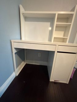 White desk