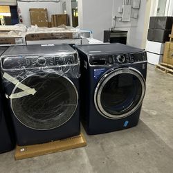 🍁 BRAND NEW $42 DOWN GE PROFILE SAPPHIRE BLUE WASHER & DRYER SET   🍁 WARRANTY🍁  