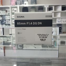 Sigma 85mm F1.4 DG DN (SALE ENDS 4/27)