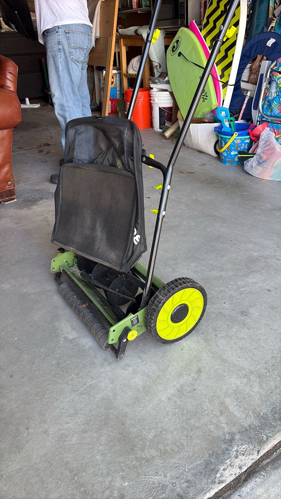 Sunjoe Push Lawnmower