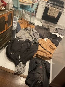 About 11 Coats For The Winter, Size Medium, Large, Extra Large, Good Material, ( A Couple Of Them Have Ripped On The Arm $10 Each, $70 For All