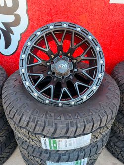 XM704 SEMI MATT BLACK (flow form)
17x9 6x139.7
Tire 265//70//17 KUMHO RT
$1290 all 4 wheels and tires