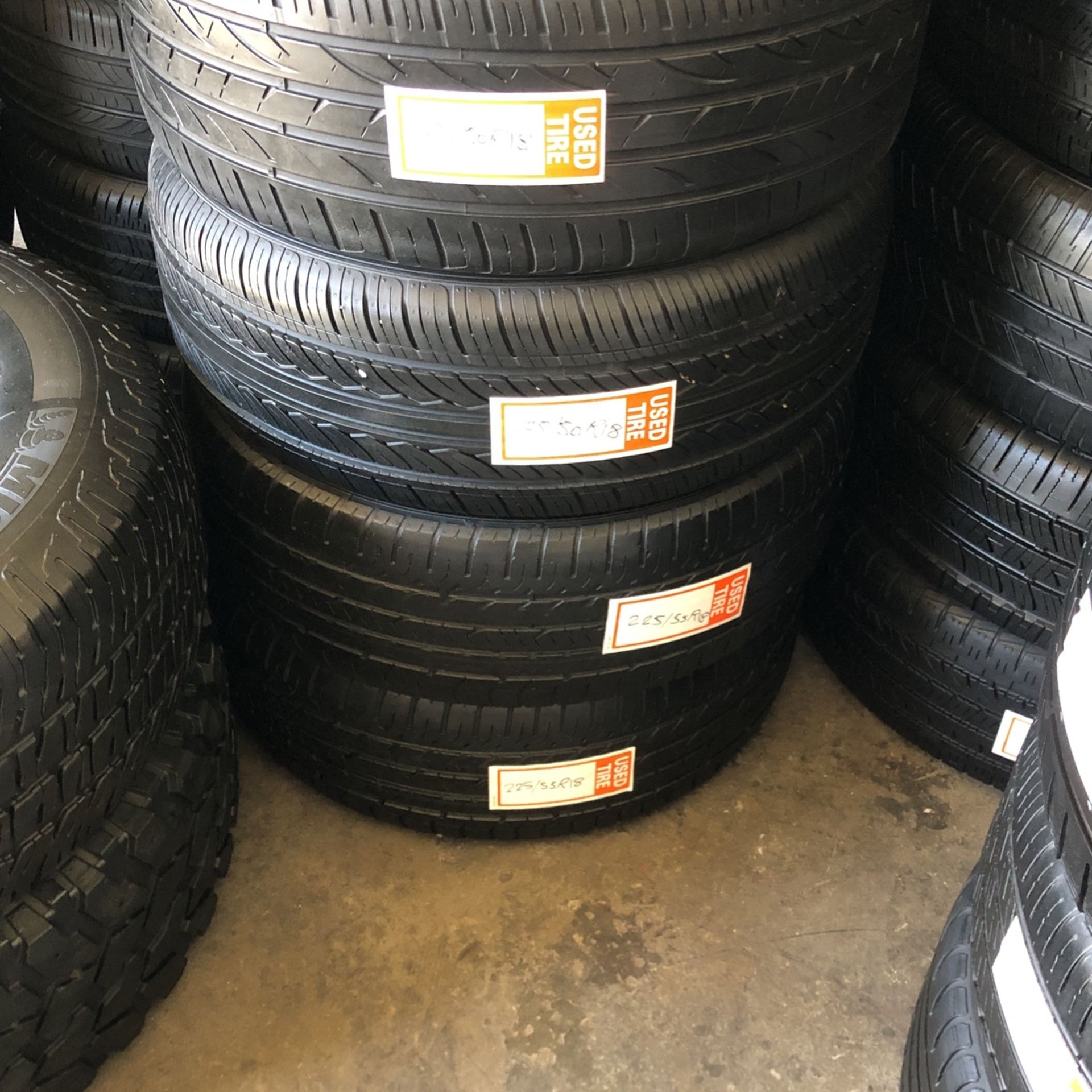 225/50r18 Used Tire For Sale $45 Each With Installed