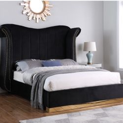 NEW QUEEN AND KING SIZE LUXURY BED WITH 11inch PROMO MATTRESS - BEDROOM FURNITURE AND SECTIONAL SOFA AVAILABLE 