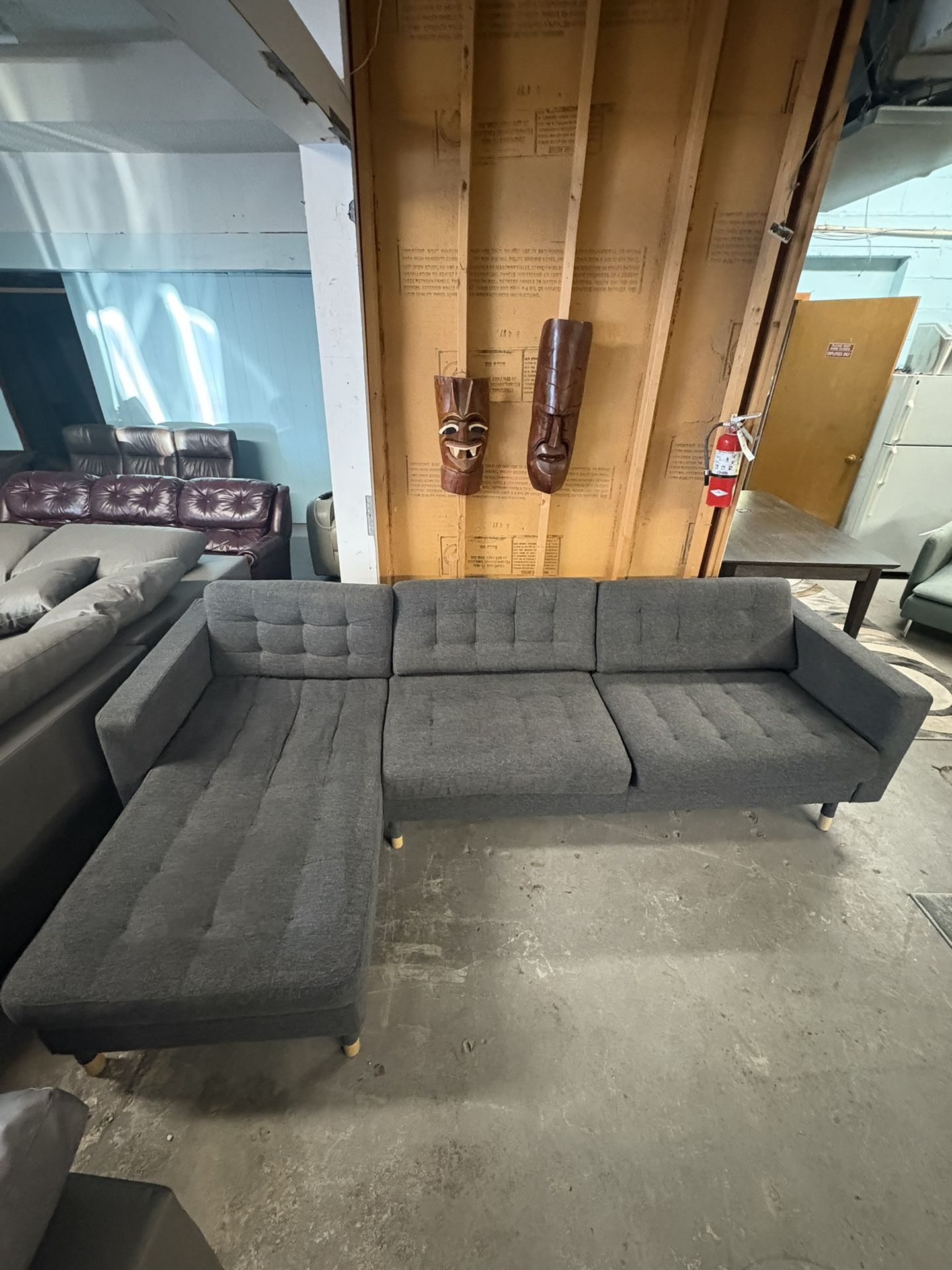 Gray IKEA Sectional Couch