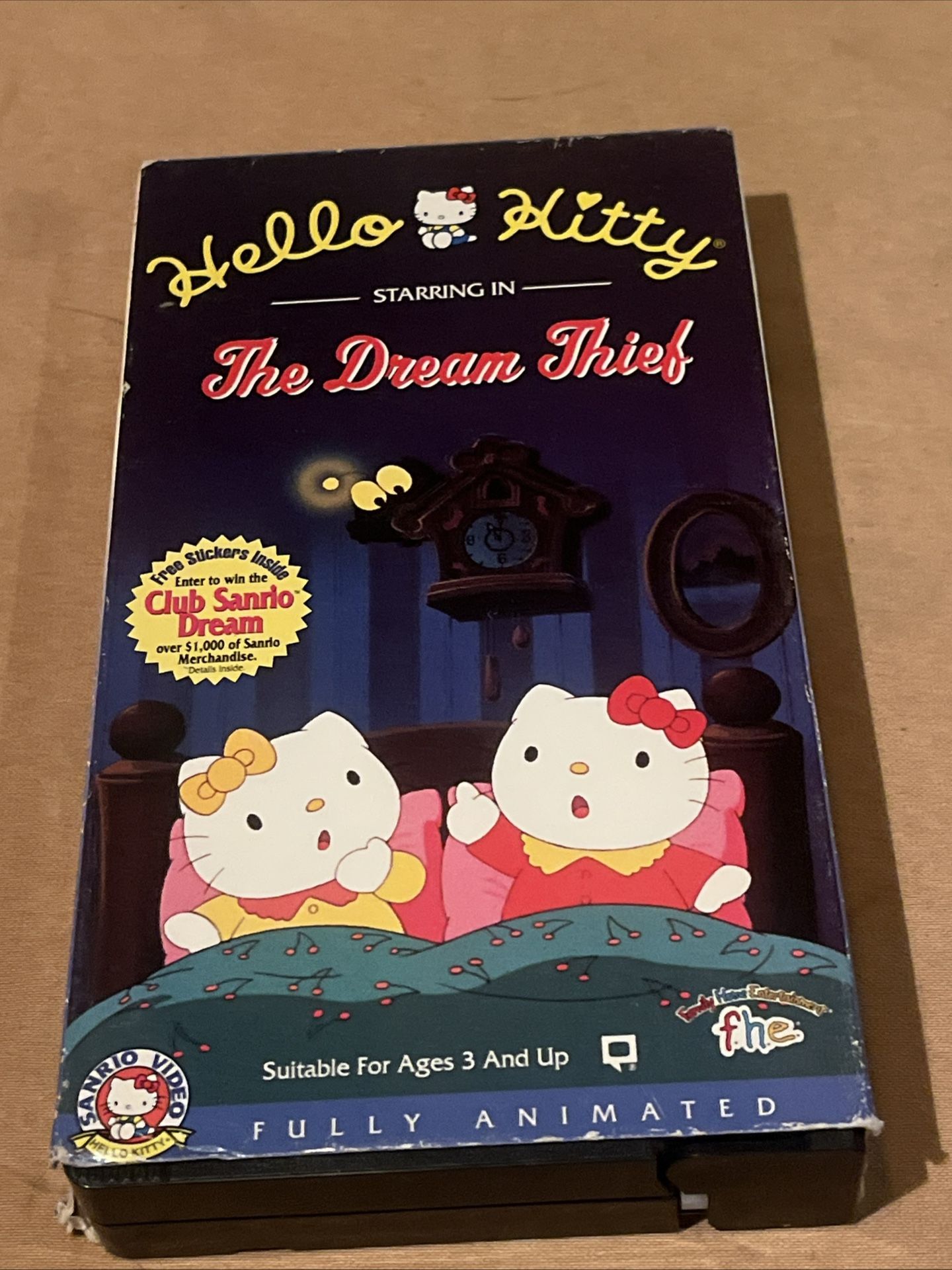 Hello Kitty and Friends The Dream Thief and Two Other Stories VHS Rare