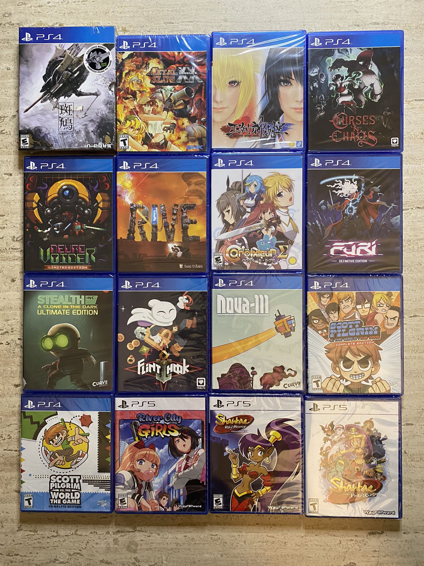 Ps4 & Ps5 Factory Sealed Games (Individually Priced)