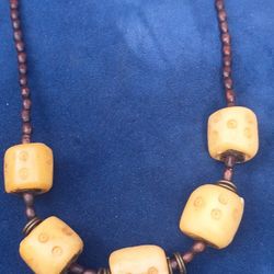 Vintage prayer beads, Necklace 