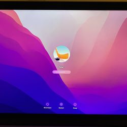 Intel MacBook Pro 16GB RAM 256GB SSD recent OS Monterey price firm