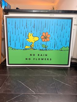 Peanuts x IKONICK Framed Canvas 42”x32”