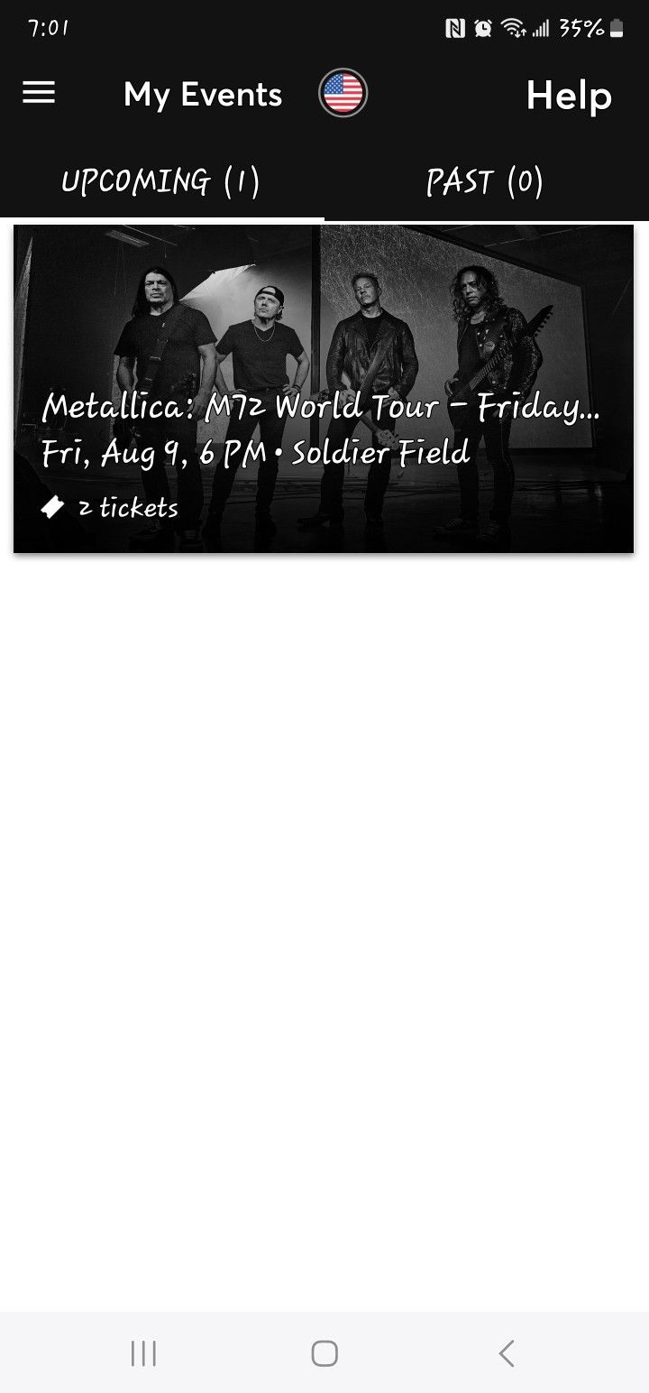 Metallica Tickets For Sale!
