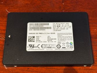 Samsung PM851a MZ-7LE1T0D 1 TB SATA III 2.5 in Solid State Drive