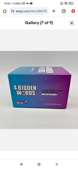 4 Bidden Words COMPLETE What Do You Meme 2018 Cards Forbidden Party