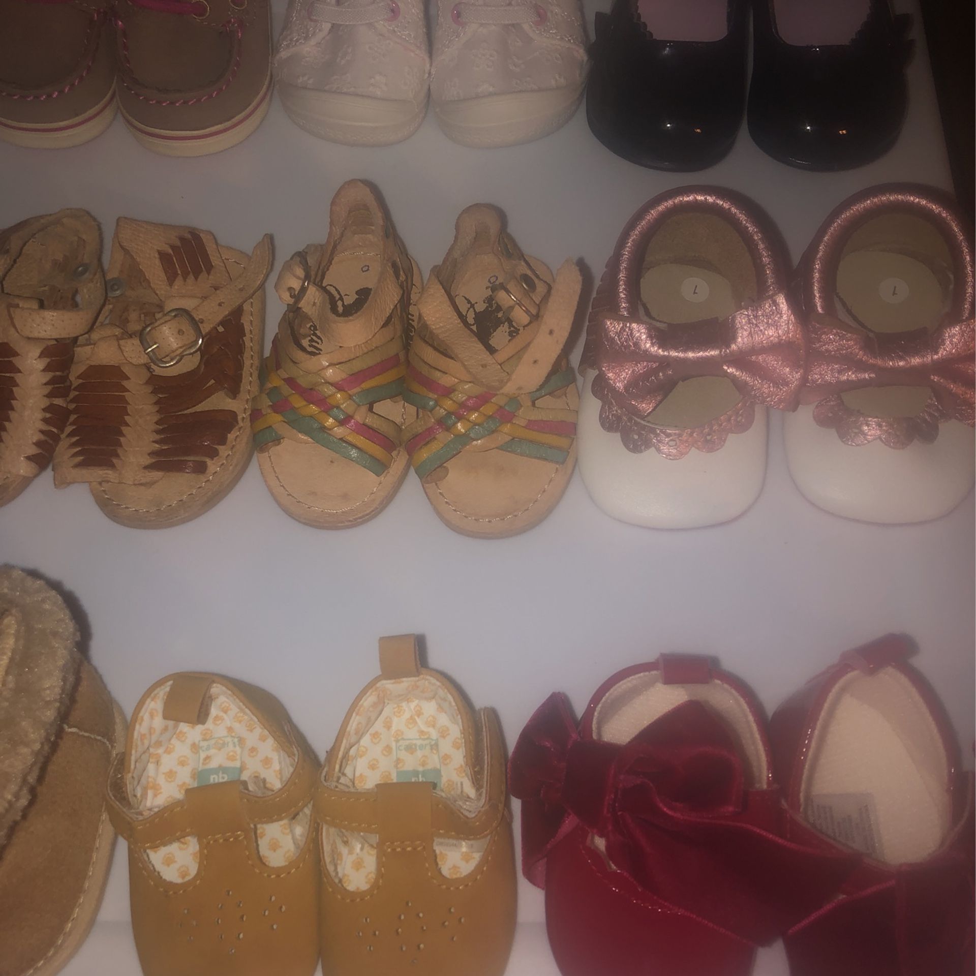 Like New Baby Girl Shoes Take All For $40