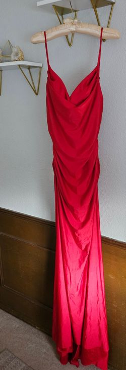 Formal Gown/ Red Cocktail Dress/ Womans Formal Dress