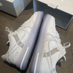 Nike Air Force 1 React QS 'White Ice