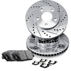 Detroit Axle - Front Brake Kit for 09-15 Honda Pilot 07-13 MDX ZDX 14-18 RLX,