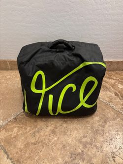 Vice Golf SHELL Travel Cover Black Neon Lime 6 Wheel Rolling Golf Travel Bag