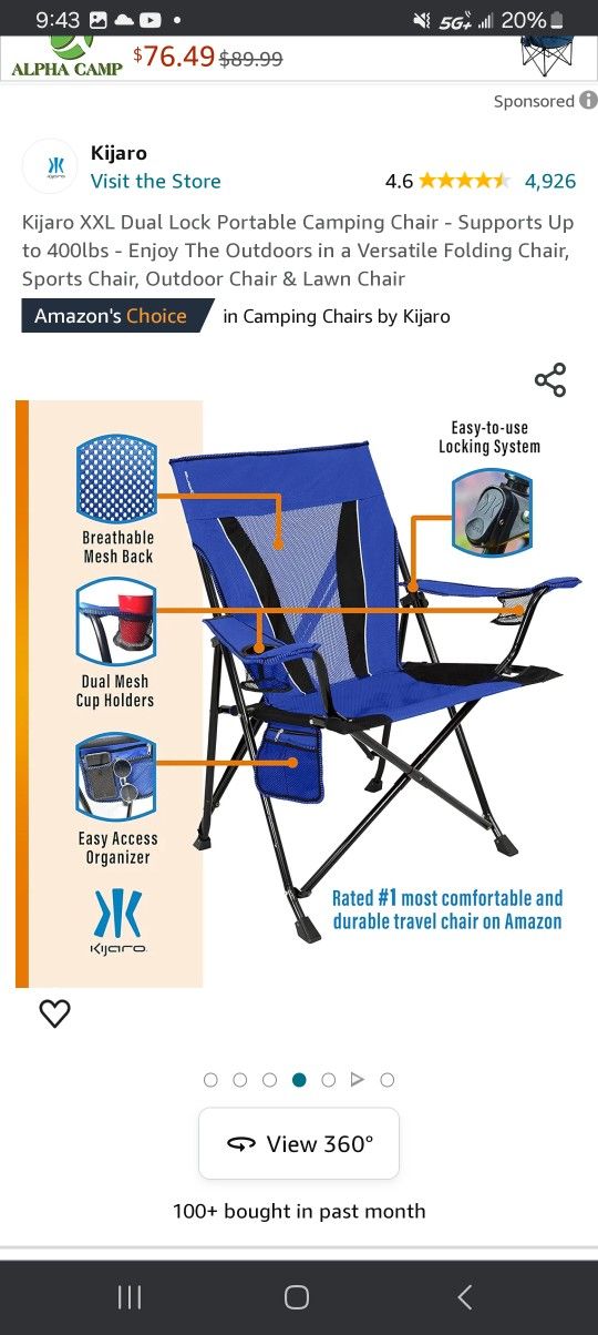 Kyaro Camping Chairs