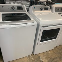 🎉GE WHITE TOP LOAD WASHER/DRYER SET🎉
