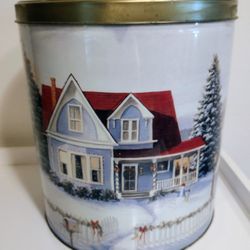 Metal Tin Container Large