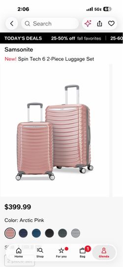 Samsonite 2 piece luggage set