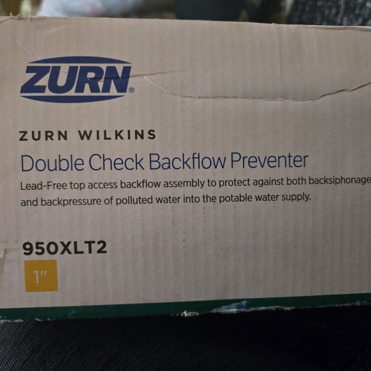 Double Check Backflow Preventer