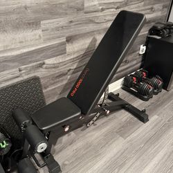 Bowflex Adjustable Dumbbells 5-50 And Bench