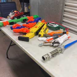 Various Nerf Guns Fortnight Tmnt 