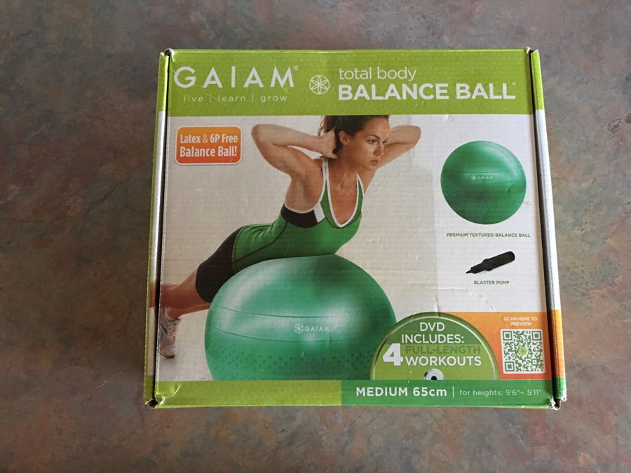 Gaiam balance ball