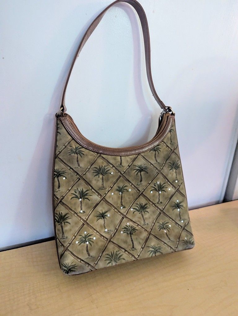 Purse Women's handbag with Palm Trees