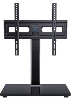 PERLESMITH Universal Swivel TV Stand-Table Top TV Stand for 32-65 inch TV