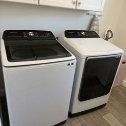Large Capacity, Samsung Washer And Gas Dryer