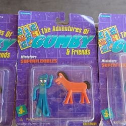 3 Vintage Gumby Package 