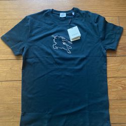 Burberry Men’s XL Graphic Green Crew Neck Short Sleeve Tshirt 