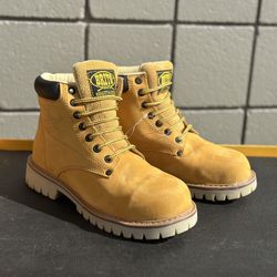 BRT Work Boots Steel Toe Round Toe Leather Boot 9