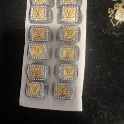 18k Gold Plated Rings 