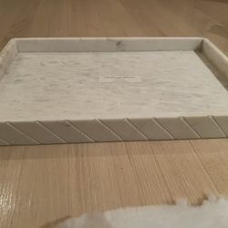 Solid Marble Tray 12x18
